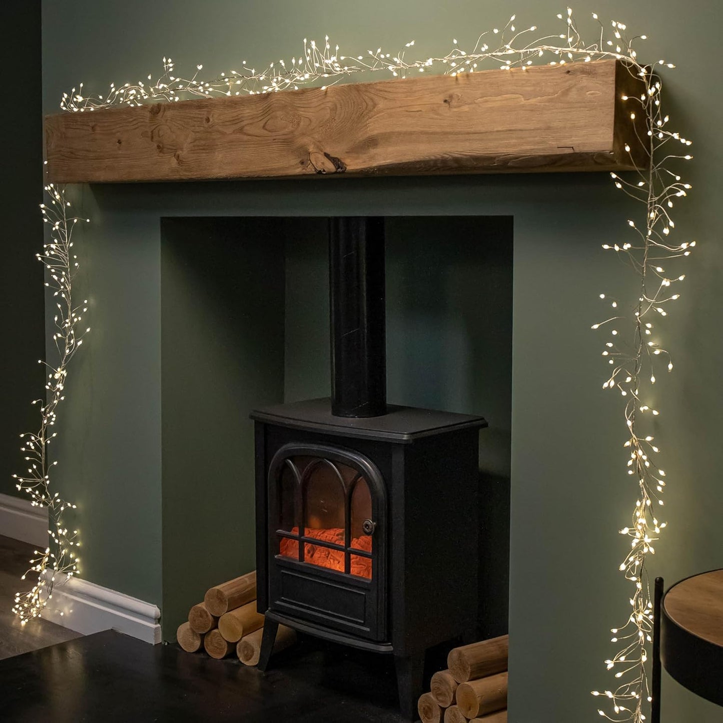Samuel ALEXANDER 5.4m 860 LEDs Multi Action Ultra Bright Garland on Silver Wire in Warm White
