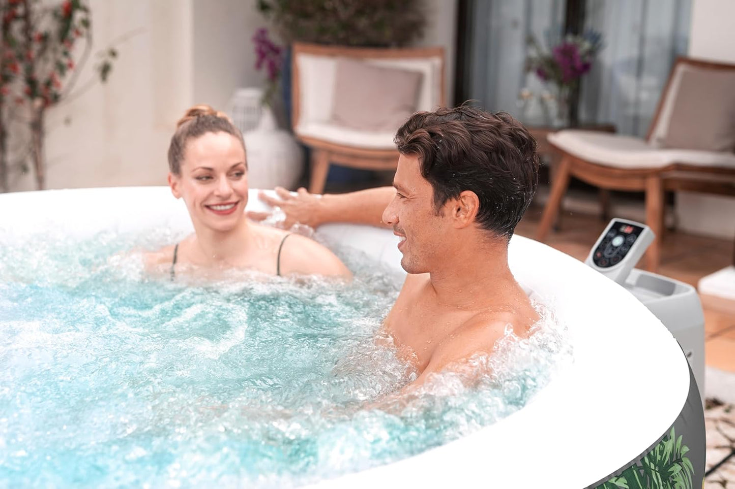 Lay-Z-Spa Aruba Signature AirJetInflatable Hot Tub Spa 2-3 person