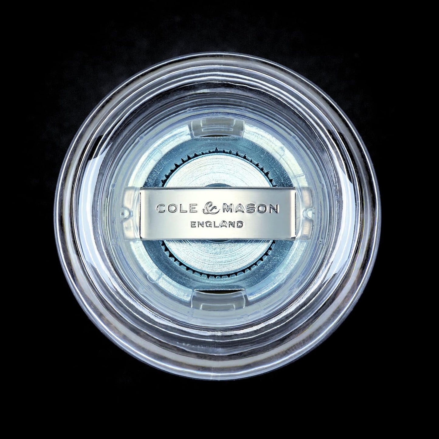 Cole & Mason 505 Clear Salt and Pepper Mills, Adjustable Grind Precision+ Mechanism, Acrylic, 140 mm, Gift Set, Includes 2 x Salt and Pepper Grinders