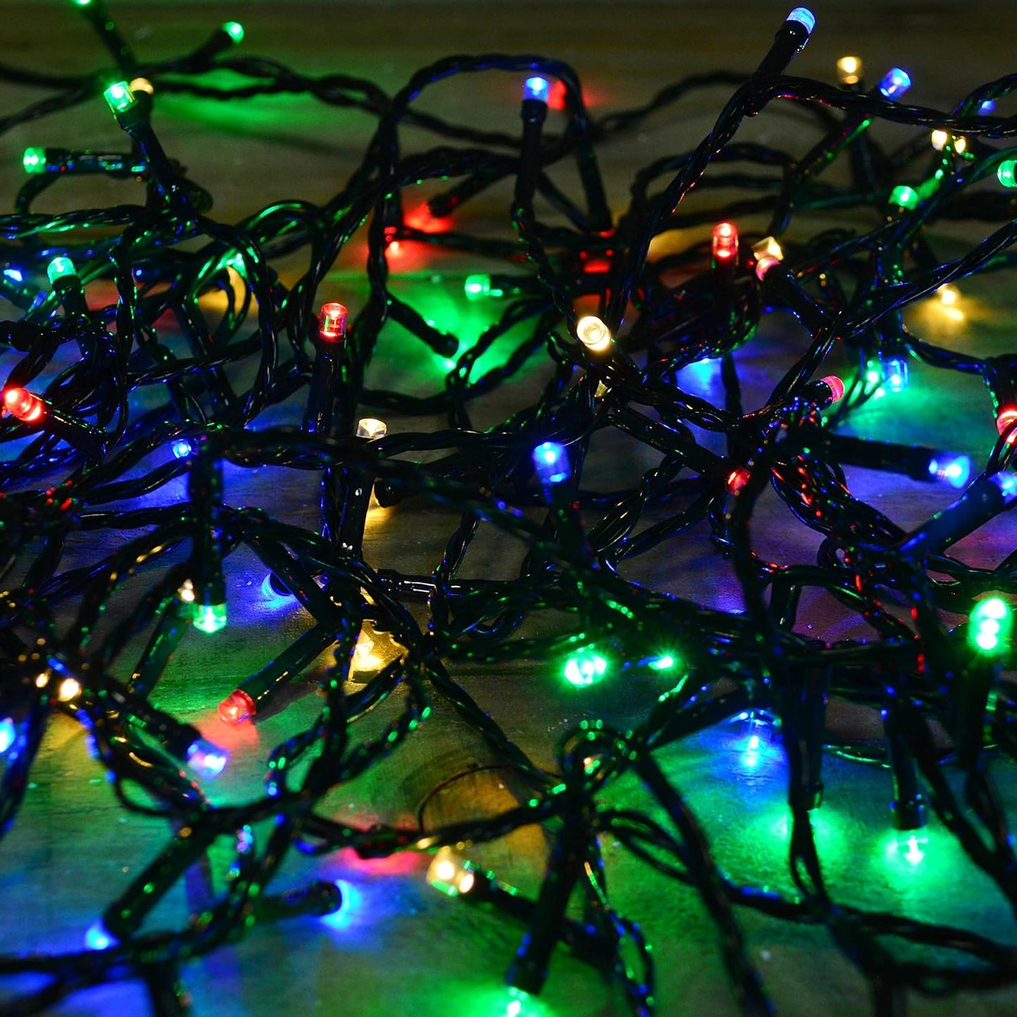 360 LED (28.7m) Premier Supabright LED Christmas Lights with Timer Multi Coloured