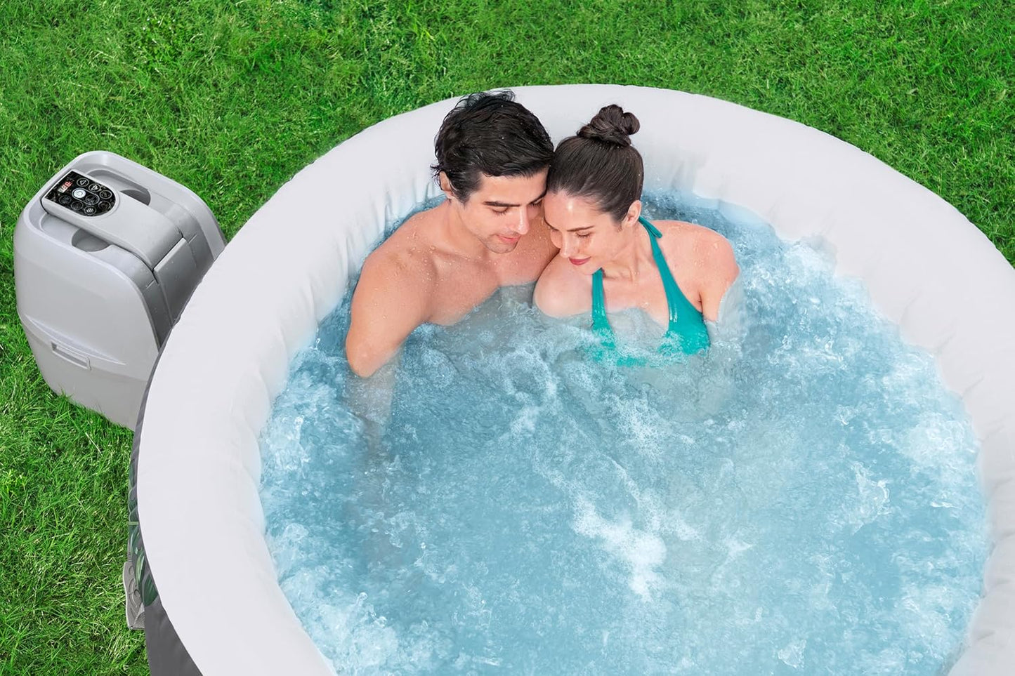 Lay-Z-Spa Aruba Signature AirJetInflatable Hot Tub Spa 2-3 person