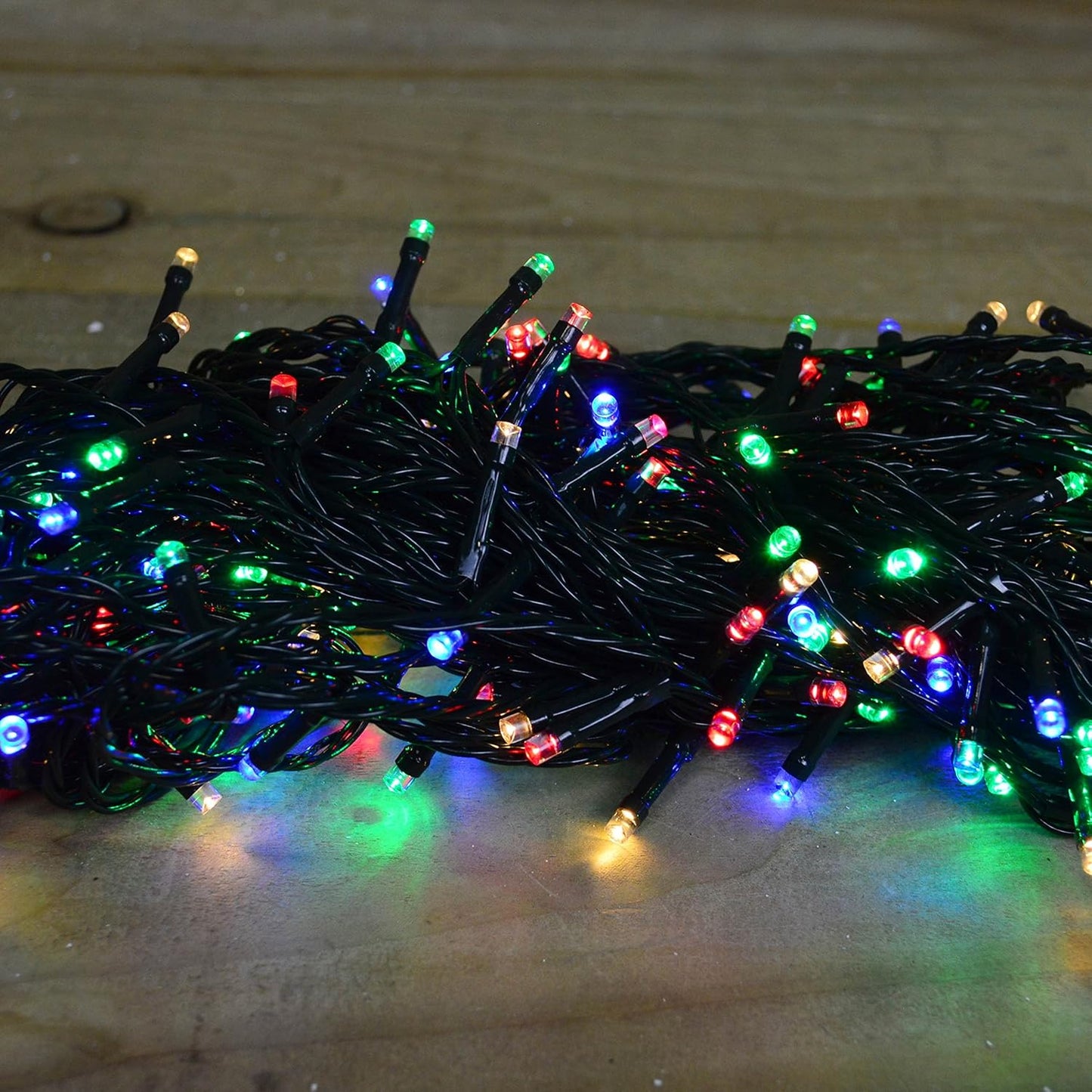 360 LED (28.7m) Premier Supabright LED Christmas Lights with Timer Multi Coloured