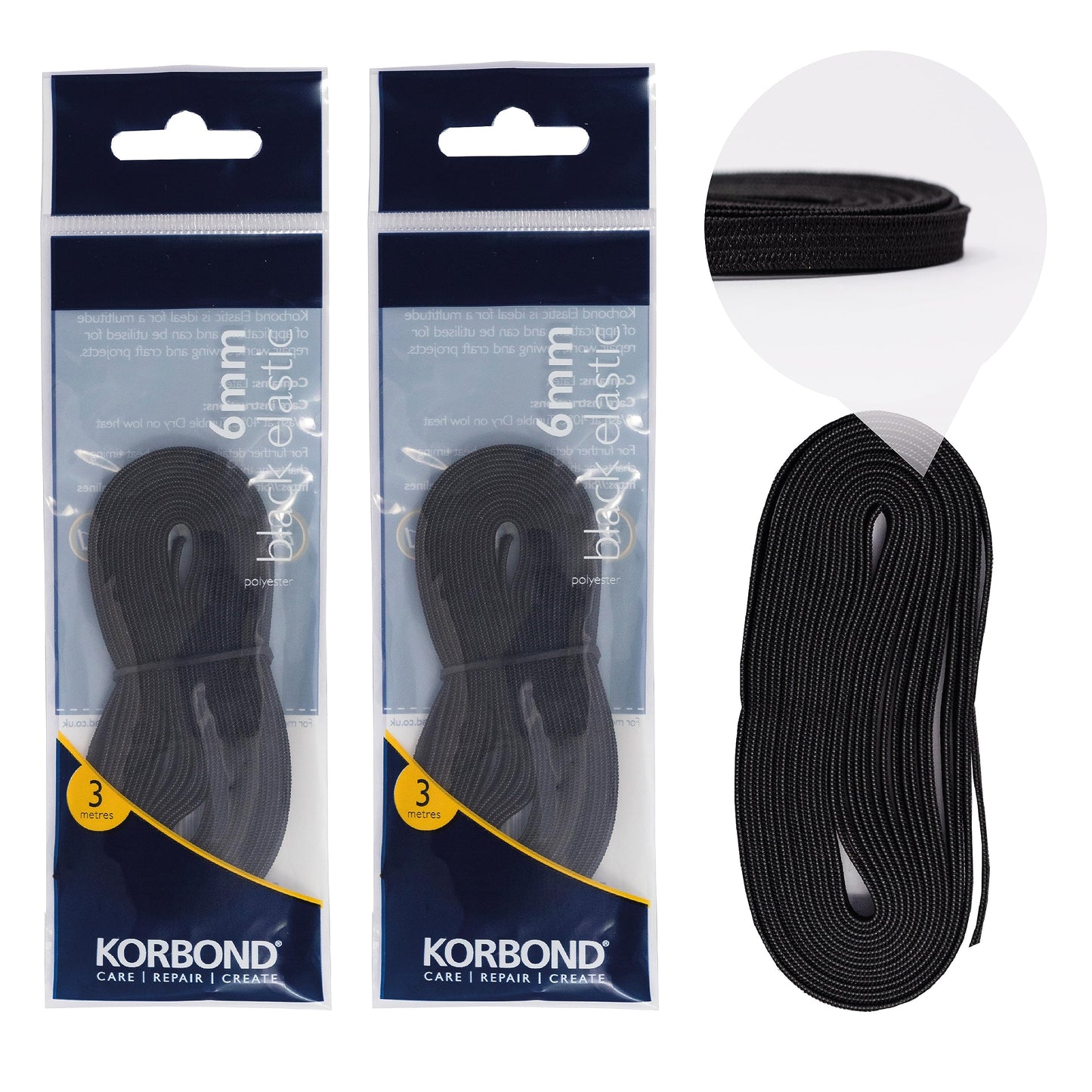 Korbond Non-Roll Elastic - 110377