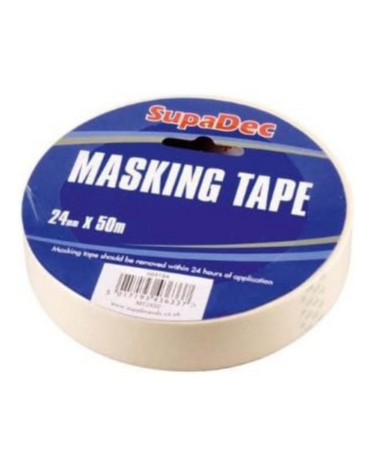 SupaDec Masking Tape 24mm x 50m (3 pack)