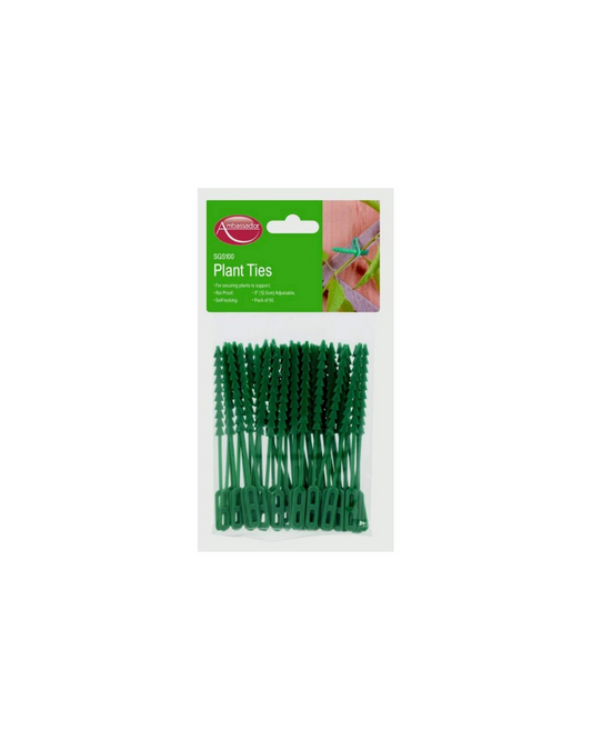 Ambassador Adjustable Plant Ties Garden Ties Plant Tie Pack of 50 5"