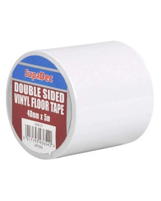 3X Double Sided Vinyl Floor Tape 48mm x 5m