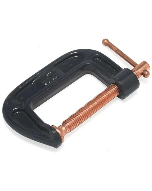Hilka 64500002 2-Inch Pro Craft Heavy Duty G Clamp,Black,silver