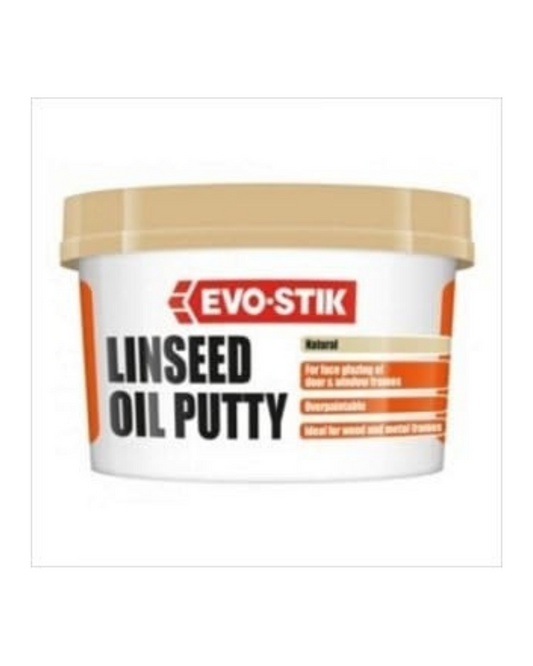 Evo Stik Multi-Purpose Linseed Oil Putty 500g Natural