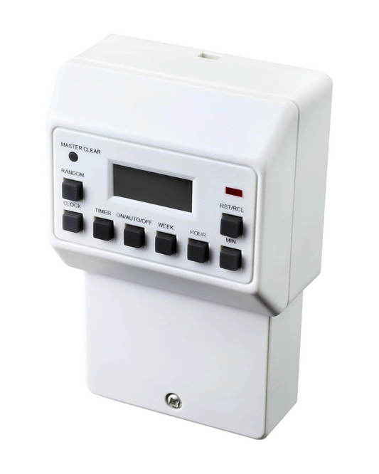 Masterplug TEIH7 24 Hour/7 Day Programmable Electronic Timer for Immersion Heater