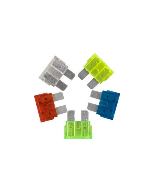 SupaTool 10 pcs Car Fuse Set, mixed ratings, Fuses, maintenance
