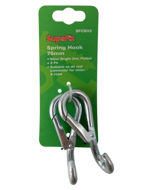 SupaFix Spring Hook Pack 2 75mm