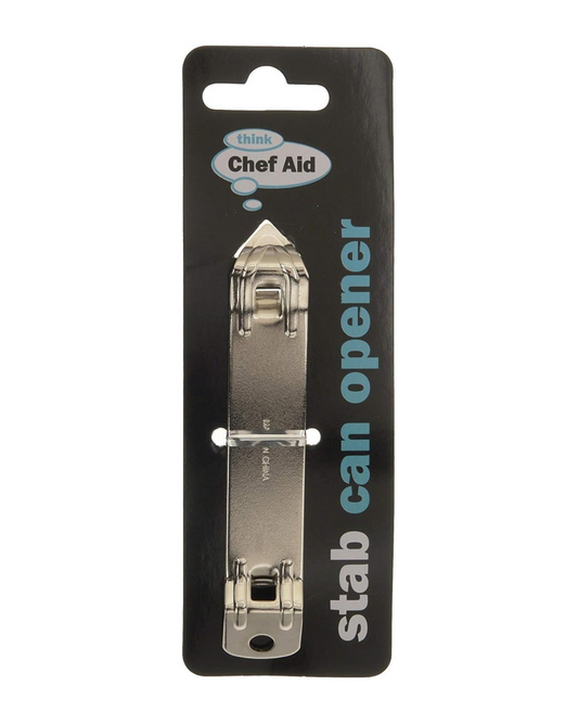 2xChef Aid Stab Can Opener - Silver