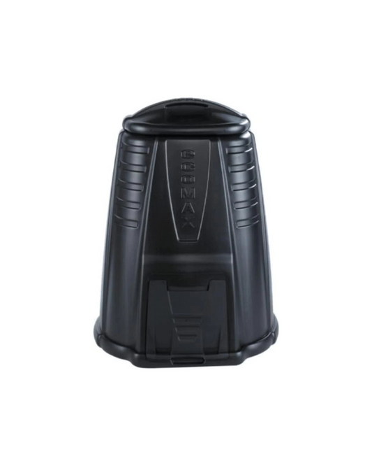 Outdoor Garden Compost Bin 220L, Strata GN332 Cylindrical Composter with Hatch Door