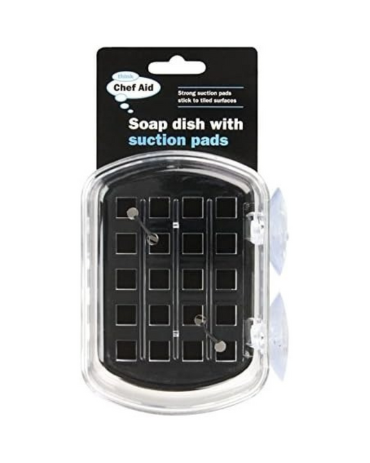 Chef Aid Soap Dish With Suction Dish