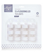 Premier White Flickering 12 Battery Tea Light Candles