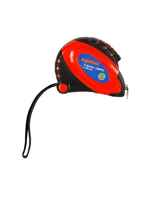 SupaTool Tape Measure (2.5cm) (Red/Black)