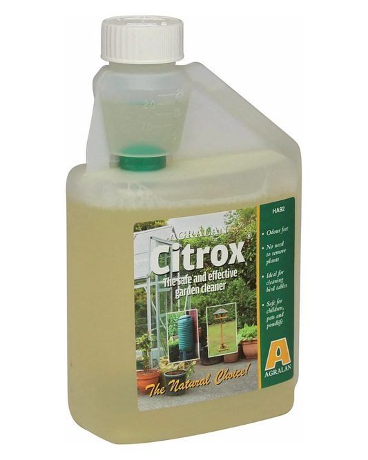 Agralan Citrox Ready To Use Natural Citrus Disinfectant Concentrate | Natural Cleaner For Garden, Greenhouses, Bird Tables, Tools & More |