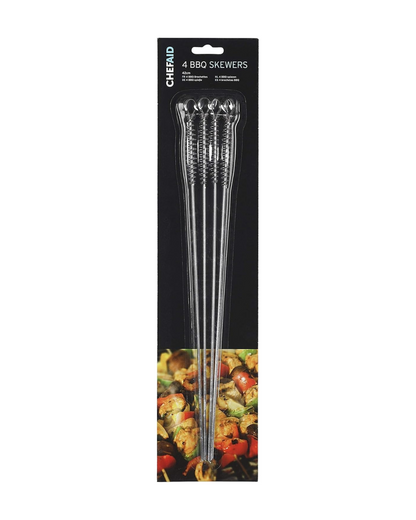 Chef Aid Stainless Steel BBQ Skewers