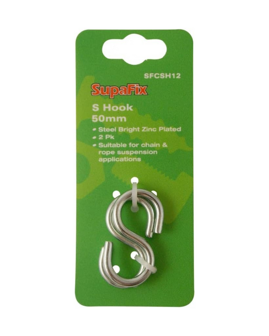 SupaFix S Hooks Pack 2 50mm