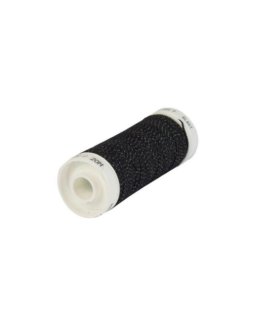 Korbond professional black 20m spool shirring shearing elastic thread 110412