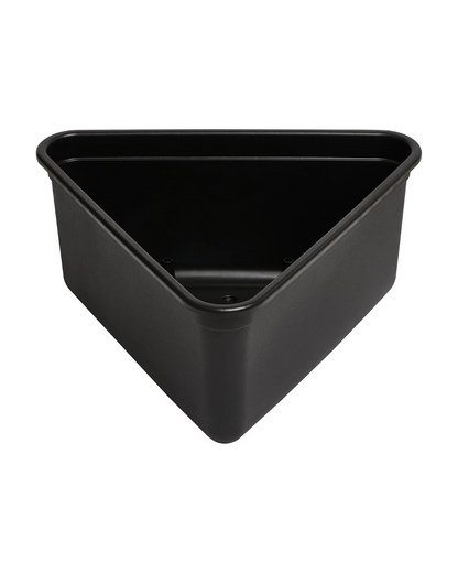 Clever Pots Triangular Cane Planter, Vegetable Planter for Outdoor use, Lightweight and Weather Resistant Tomato Planter & Garden Veg Planters, Ideal for Garden, Decking and Patios, Charcoal (461482)