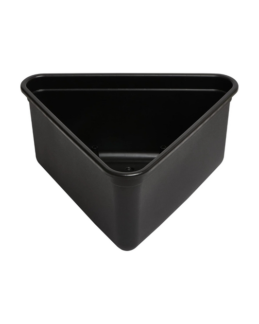 Clever Pots Triangular Cane Planter, Vegetable Planter for Outdoor use, Lightweight and Weather Resistant Tomato Planter & Garden Veg Planters, Ideal for Garden, Decking and Patios, Charcoal (461482)