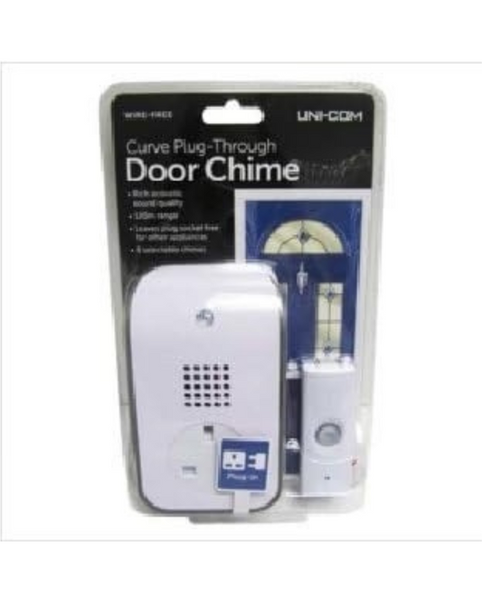 Uni-Com Curve Plug Through Door Chime