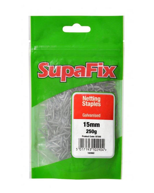 5/8" (15mm) Galvanised Netting (Fencing) Staples