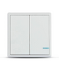 Wireless Switch with Dual Button Sensor White IP54