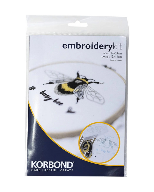 KORBOND Embroidery Kit - Busy Bee Design
