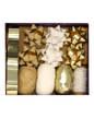 Partisan Bow and Ribbon Christmas Set - Perfect for Any Gift - for Family, Friends, Work - Gold