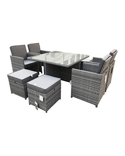 PAGODA Tuscany Deluxe Cube Set 9 Piece – Strong and Durable – Adjustable – Rust and Scratch Resistant [PAGTUCUBE]