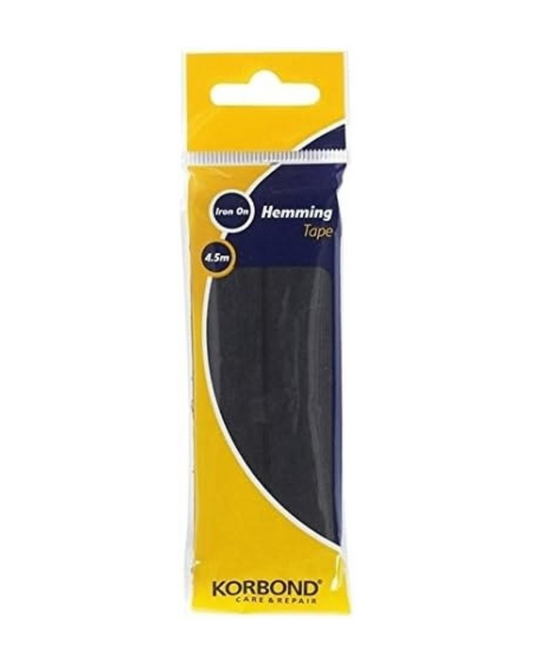Korbond Hemming Tape Black 4.5mx18mm