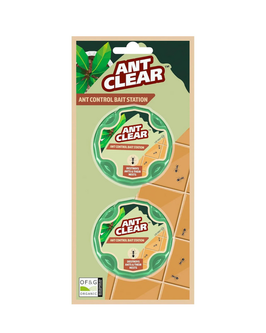 CLEAR Ant Bait Station, 2-Pack, Box