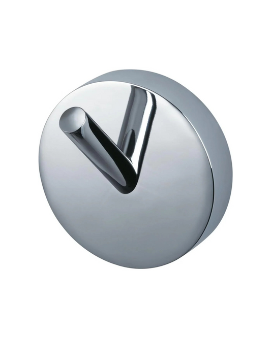 Aqualux Haceka Kosmos Single Bathroom Robe Hook Chrome