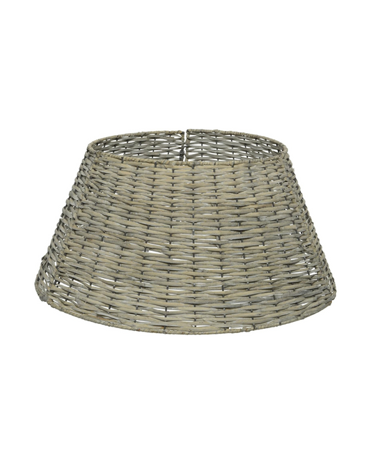 Tree Base Ring: Grey Willow - Christmas Tree Base Cover - Diameter 28 cm