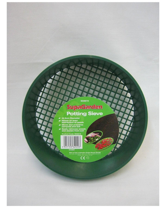 New Supagarden Small Green Plastic Potting Sieve SGS815