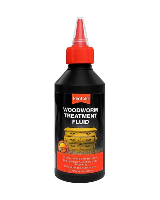 2XPWT50 Woodworm Treatment Fluid, Black, 500 ml