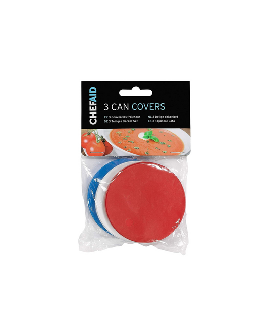 Chef Aid Standard Food Can Tin Covers x3