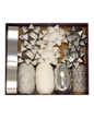 Partisan Ribbon and Bow Christmas Set - Perfect for Any Gift - for Family, Friends, Work - Silver