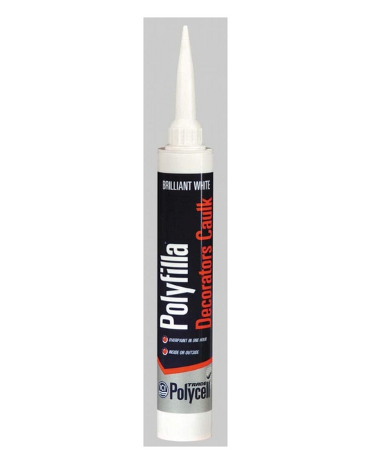 Polycell Polyfilla Decorators Caulk - Magnolia 380ml Trade Cartridge (630266)