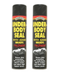 HM Hammerite 2x 600ml Underbody Vehicle Seal With Waxoyl Black Underseal Aerosol Can Kills Rust Prevents Reappearance heavy-duty protection Flexible weather proof skin