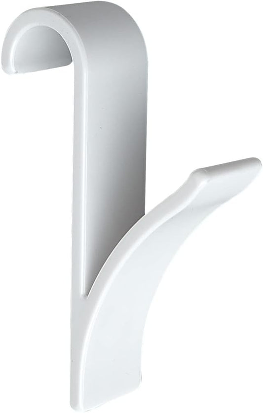 Wenko 4468160100 Hook for Towel Heaters Plastic Set of 2 / 2.5 x 10.5 x 7 cm White