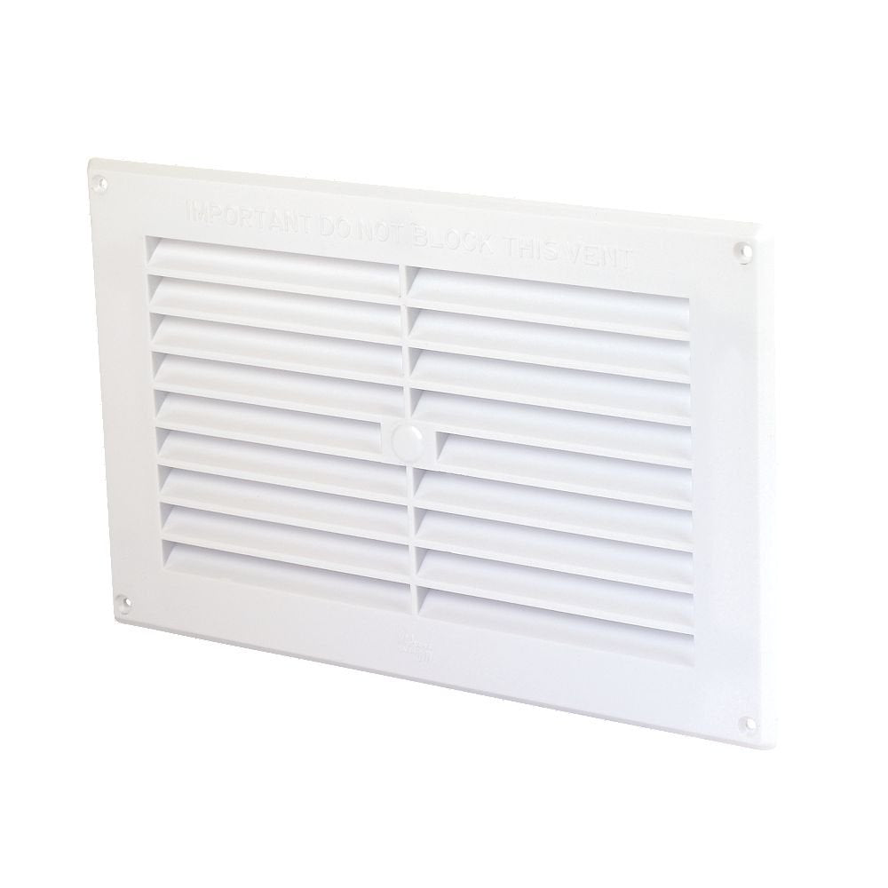 White Plastic Air Vent Grille Cover 9“ x 3“ Inch