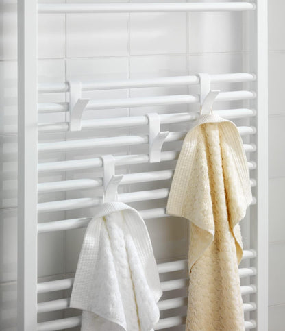 Wenko 4468160100 Hook for Towel Heaters Plastic Set of 2 / 2.5 x 10.5 x 7 cm White
