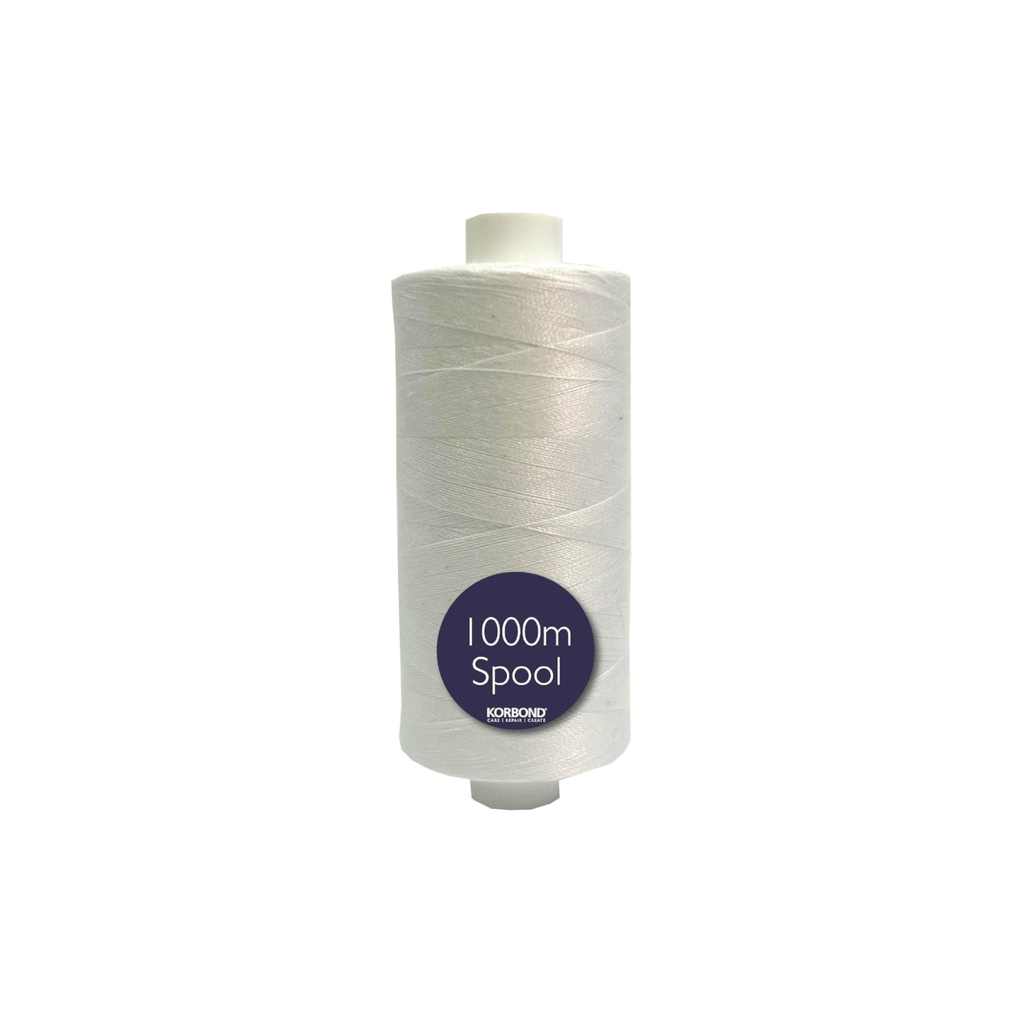 Korbond Sewing Thread - 1000m Polyester Coated Navy Thread – Sewing, Stitching and Quilting