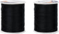 Korbond 320m Sewing Thread – 2 x 160m Spools -White Polyester – Hand and Machine Sewing