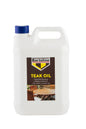 Bartoline Teak Oil 2L, Deep Penetrating Wood Oil for Outdoor and Indoor Furniture, Garden Furniture, Hardwood Protection and Teak Care