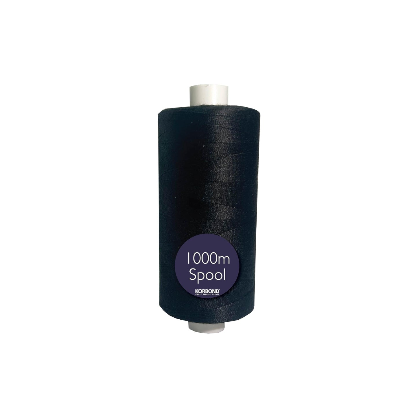 Korbond Sewing Thread - 1000m Polyester Coated Navy Thread – Sewing, Stitching and Quilting