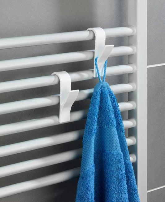 Wenko Around radiator hooks white 6pcs